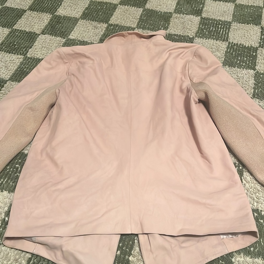 BB DAKOTA mauve vegan suede jacket - Picture 5 of 5